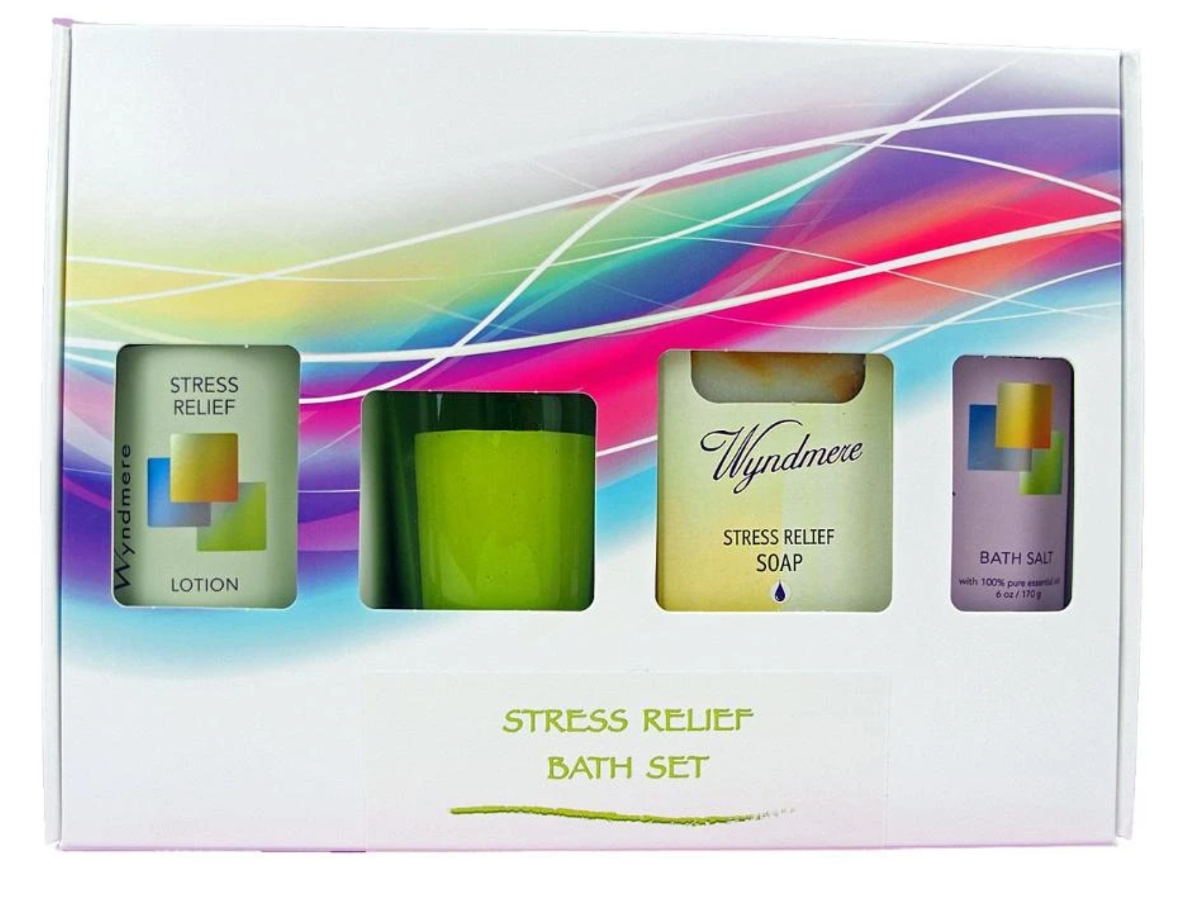 Anti Stress Bath Gift Set with Essential Oils A Time for Karma