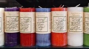 Blessed Herbal Affirmation Candles