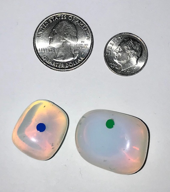 Glass Opal (Opalite) Tumbled Stones A Time for Karma