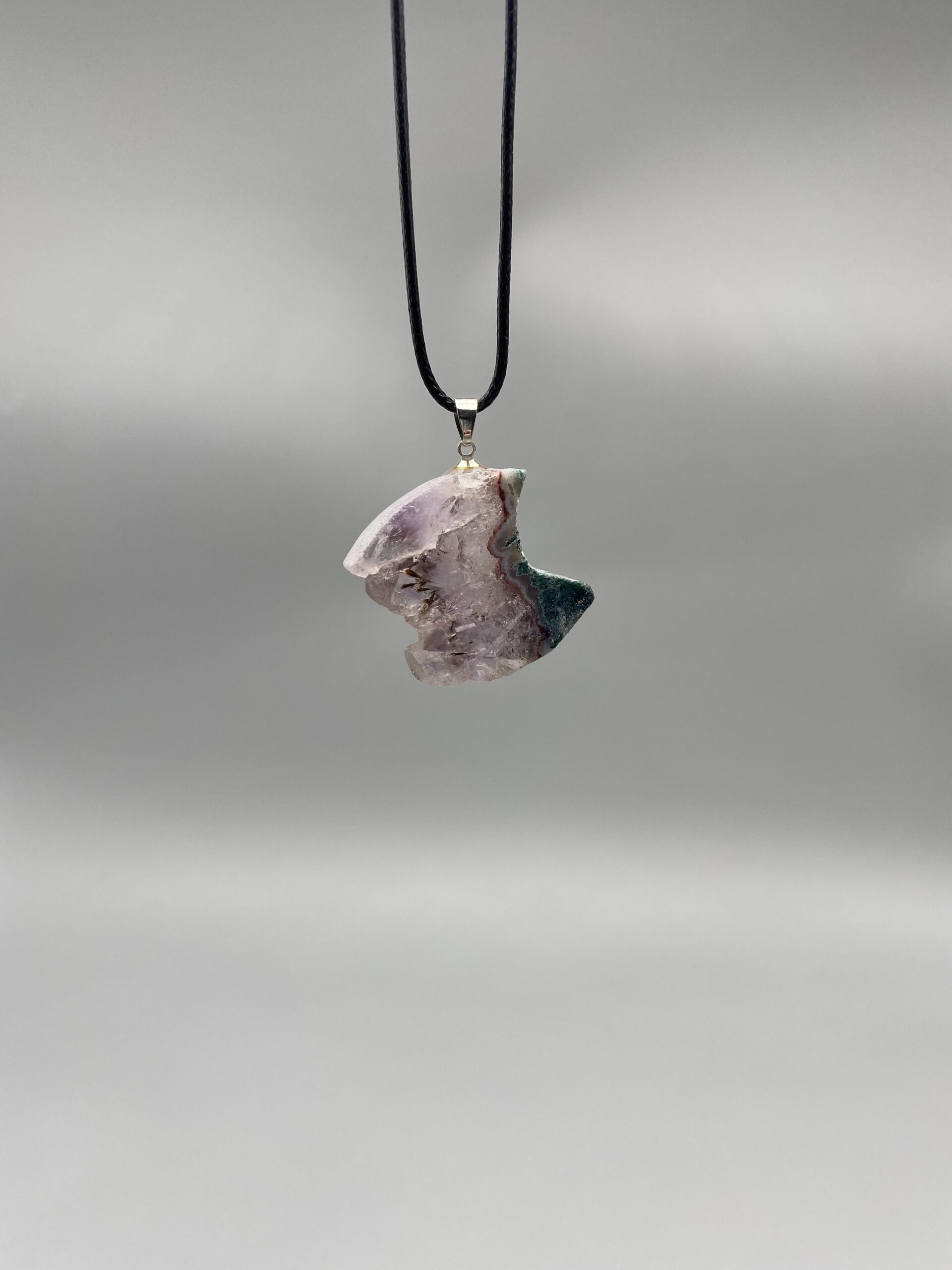 Amethyst Necklace – Half raw – A Time for Karma