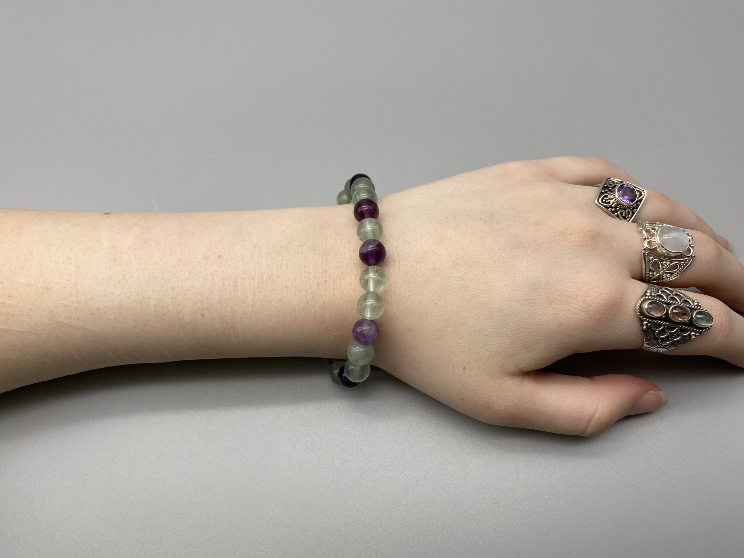 Fluorite bead bracelet Clearance