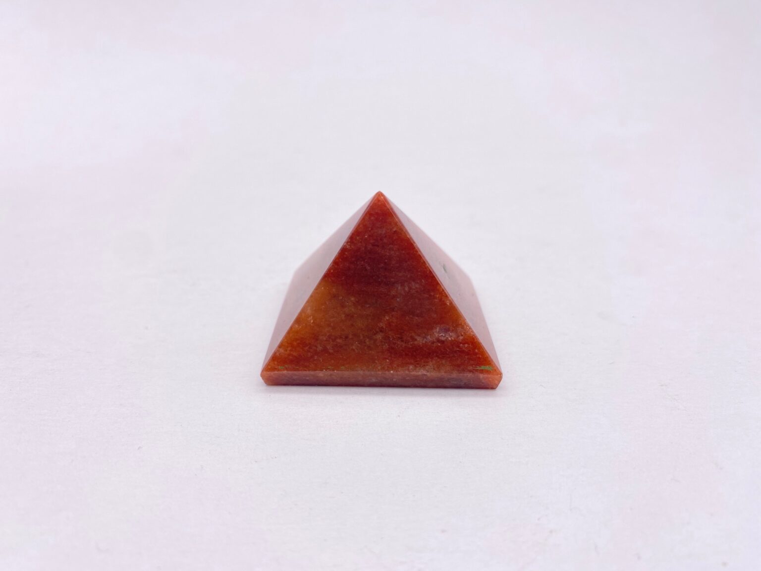 Pyramid Red Jasper A Time for Karma